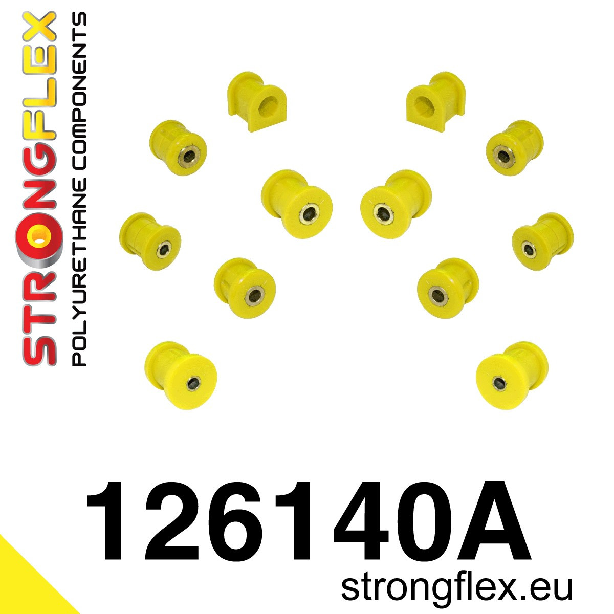 Rear suspension bush kit SPORT - Polyurethane