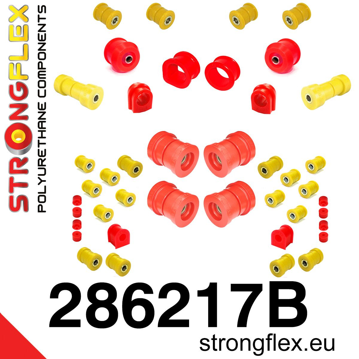 オーダー Full suspension bush kit R33 R34 - Polyurethane