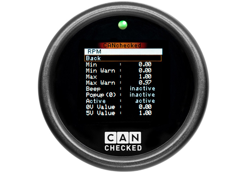 CANChecked 52mm Gauge MFD15 GEN2 (Lambda sensor bundle)
