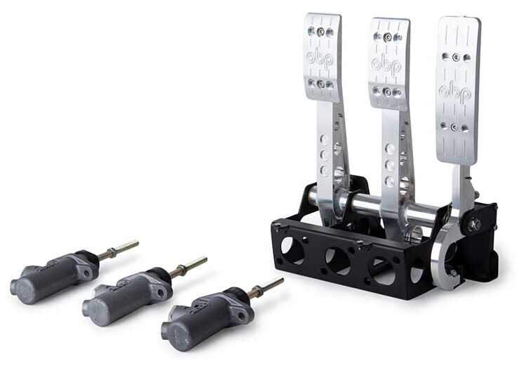 OBP Floor mounted pedal box 3 pedals Cockpit V2