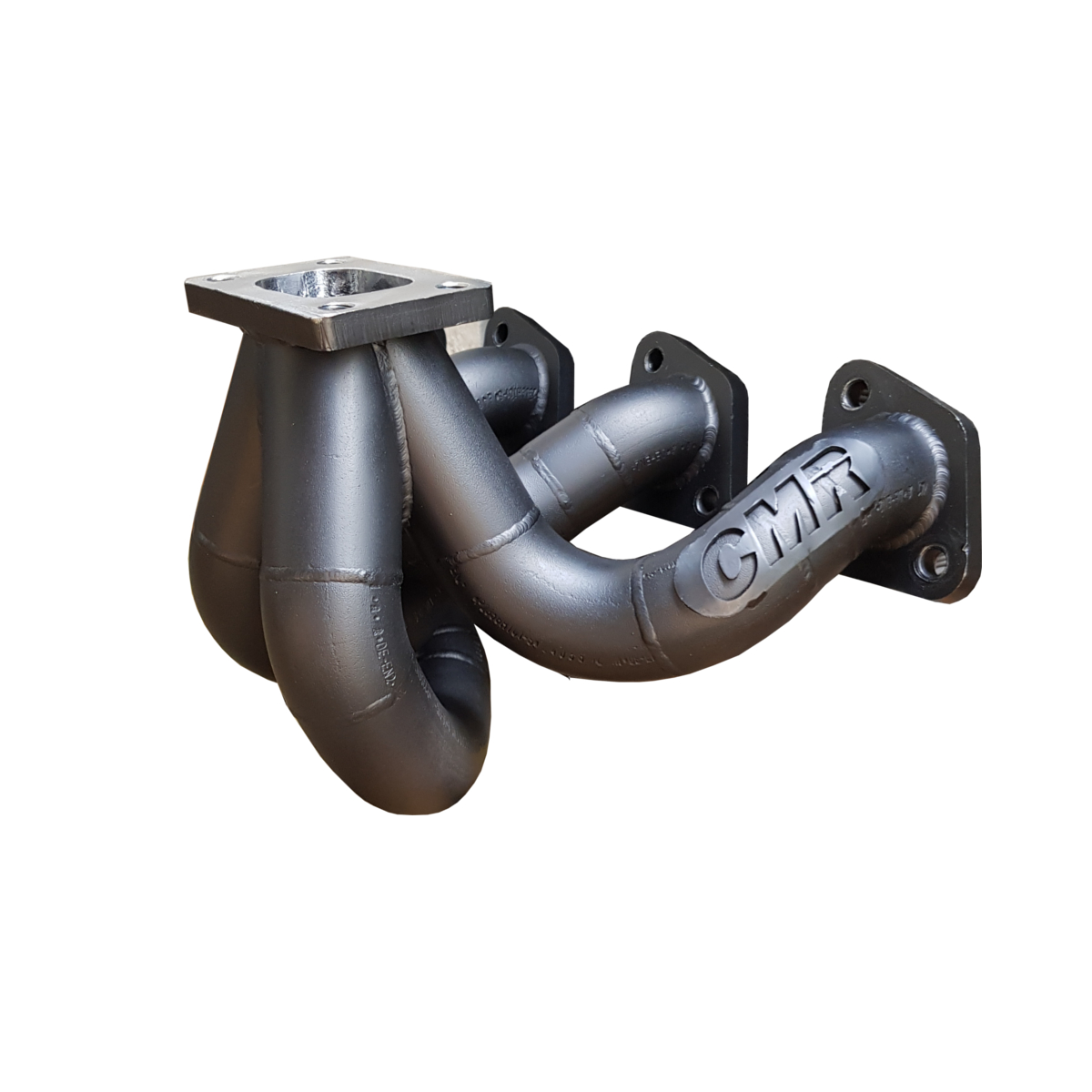 Ｋ CMR Exhaust manifold Volvo 8V svart 740/ 940 mild steel