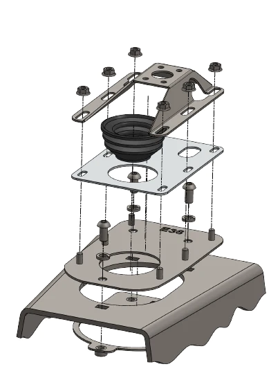 Mounting bracket BMW E36 (Standard)