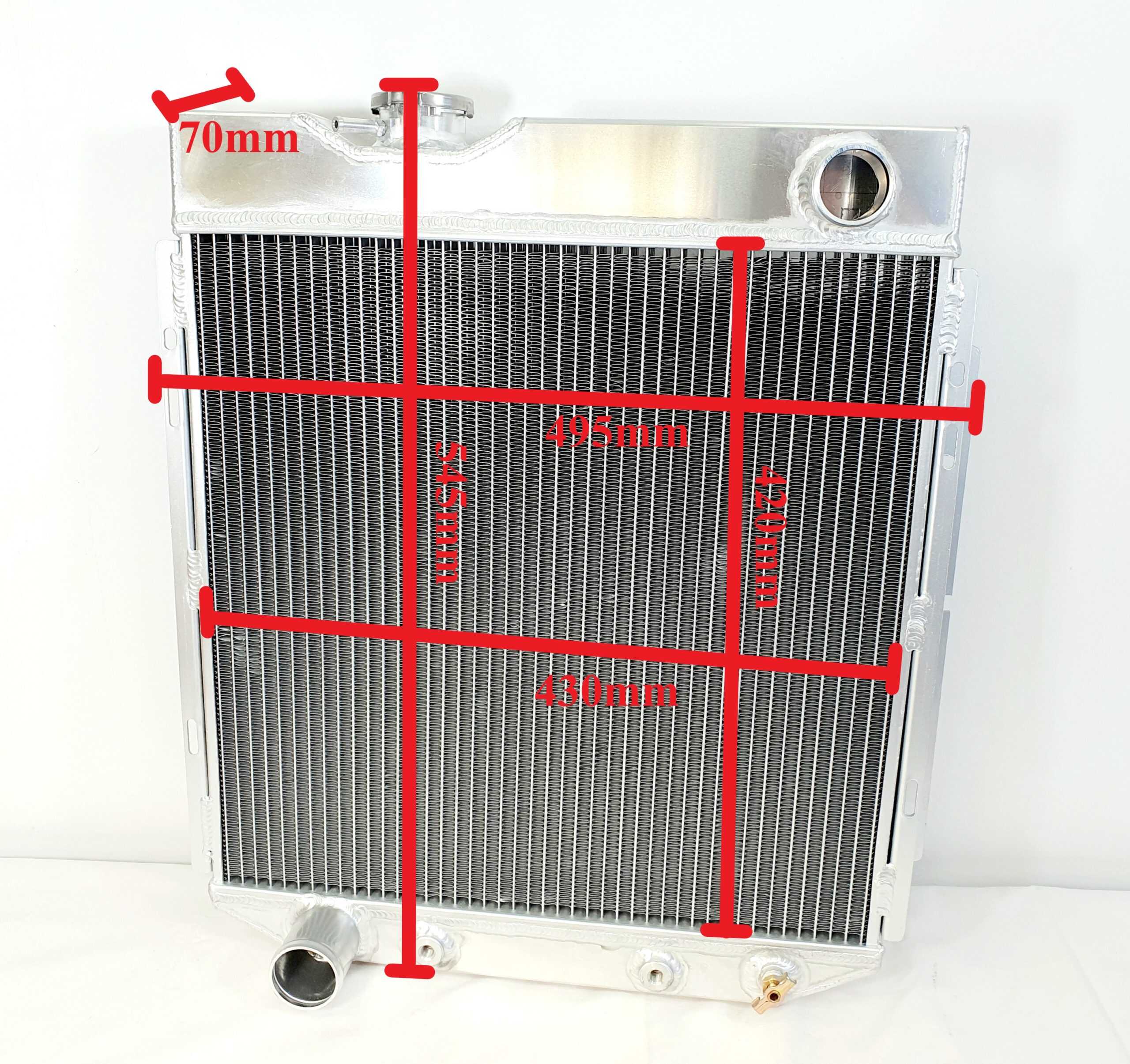 Radiator Ford Mustang 64-66, Falcon 60-65
