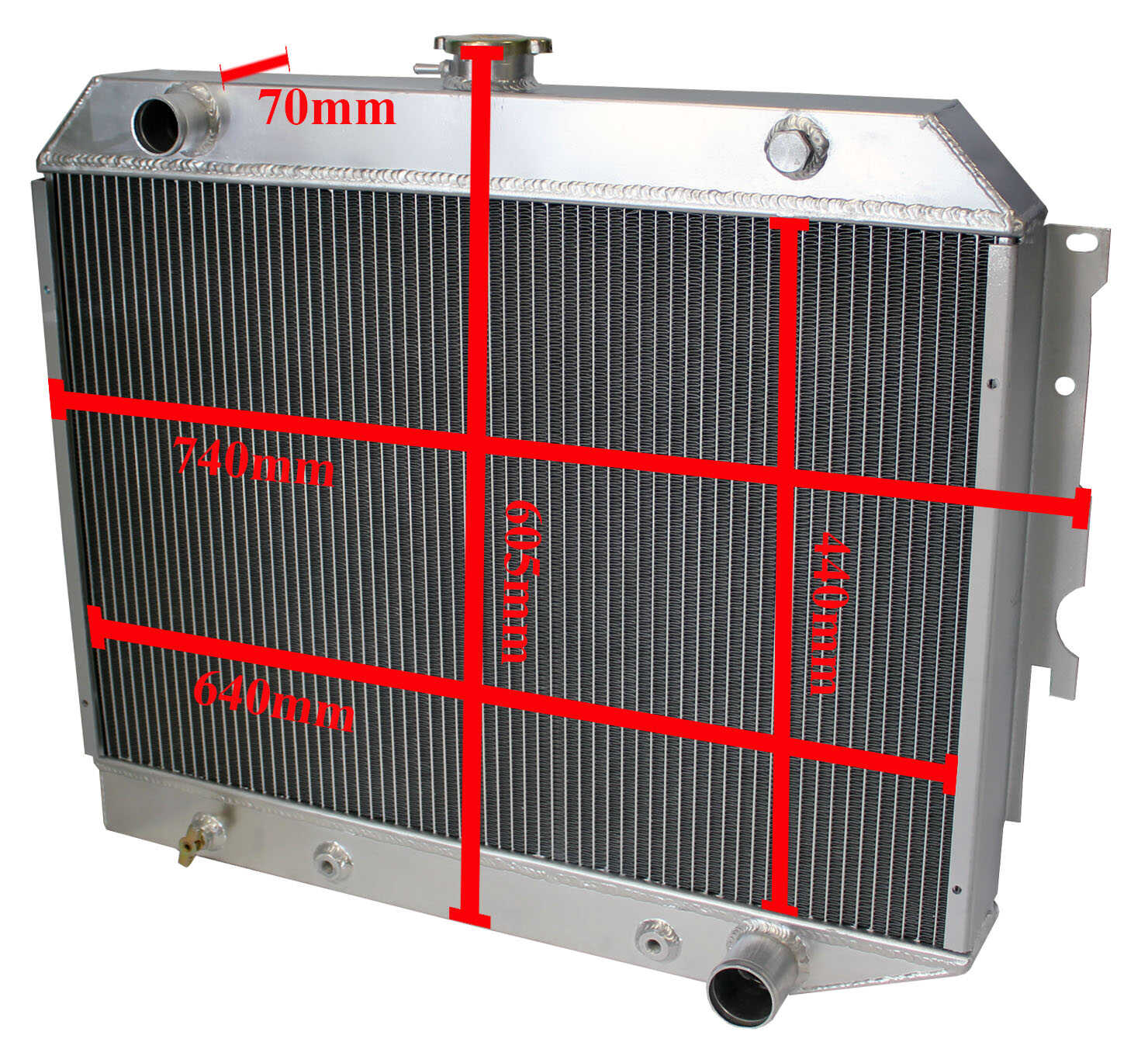 Radiator Dodge, Plymouth 68-74