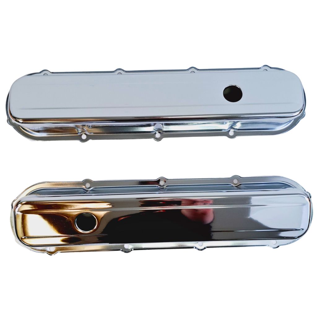 Valve covers Cadillac 77-79 425-368 68-76 472-500 Chromium