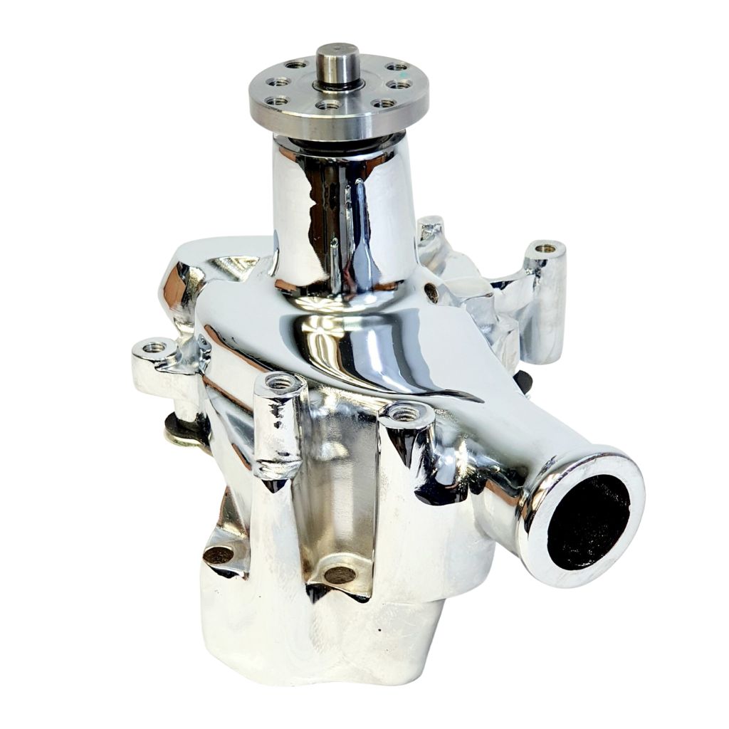 Water Pump Long Small Block Chrome