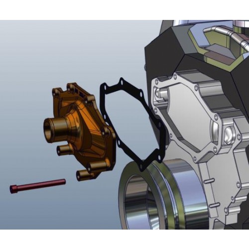 GM Holden 253-308 Water Pump Delete adapter
