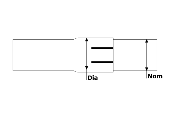 Band clamp 57 mm Stainless