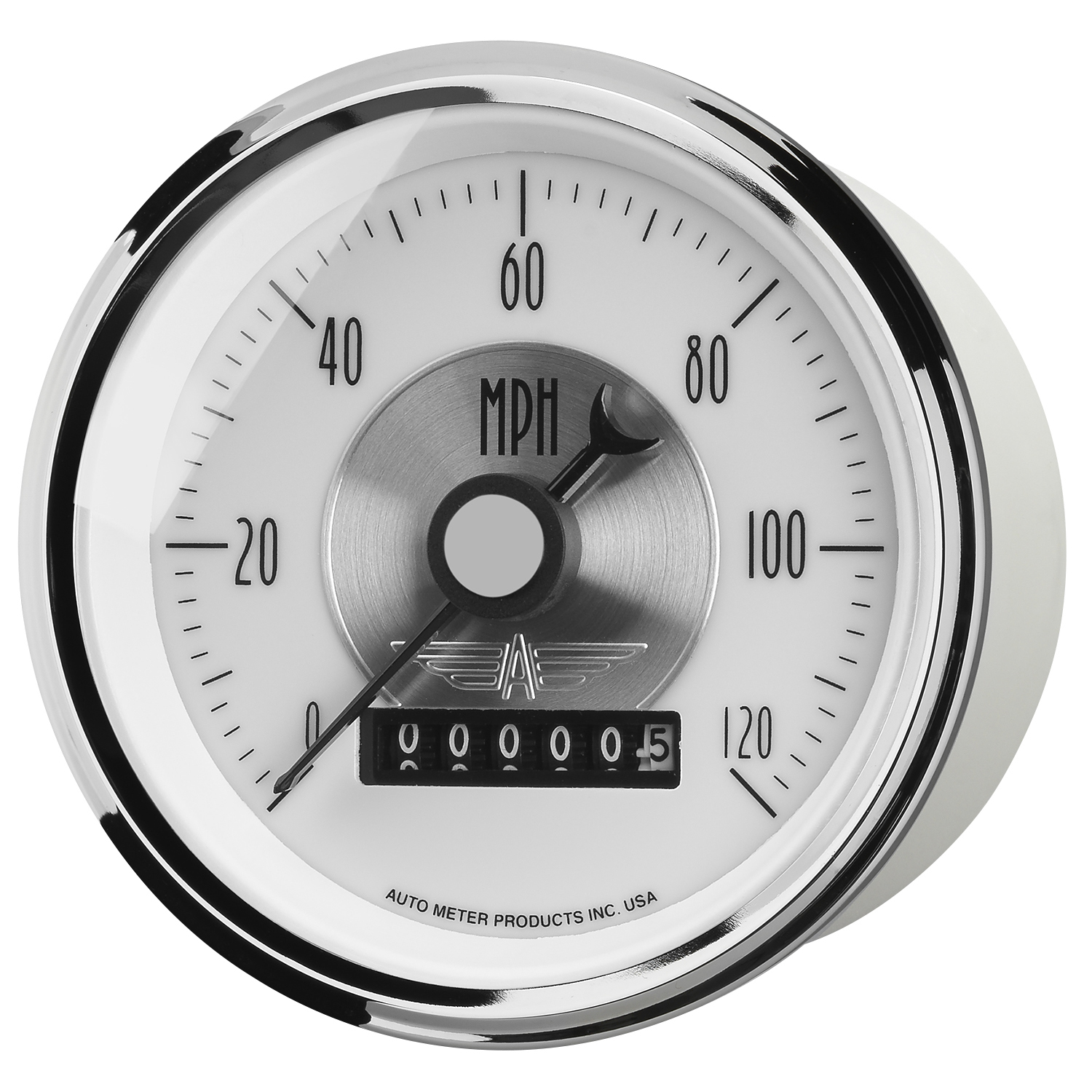 3-3/8" Speedometer, 0-120 Mph, Prestige Pearl