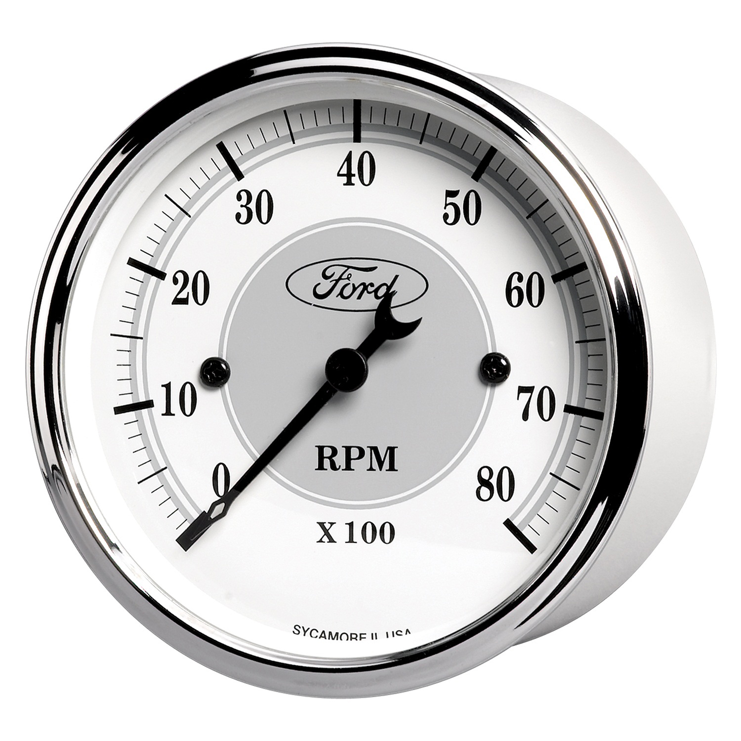 3-1/8" In-Dash Tachometer, 0-8,000 Rpm, Ford Masterpiece