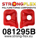 Engine front mount inserts