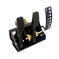 OBP Floor mounted pedal box 3 pedals 2x master cylinders (Cable Clutch)