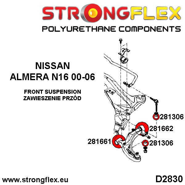 Anti roll bar link bush SPORT