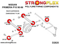 Rear track arm front bush