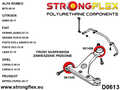 Front wishbone front bush