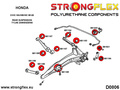 Rear suspension bush kit SPORT
