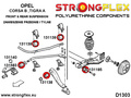 Front & rear suspension bush kit full
