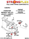 Front & rear anti roll bush kit