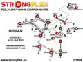 Rear suspension bush kit