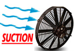 SPAL cooling fan suction
