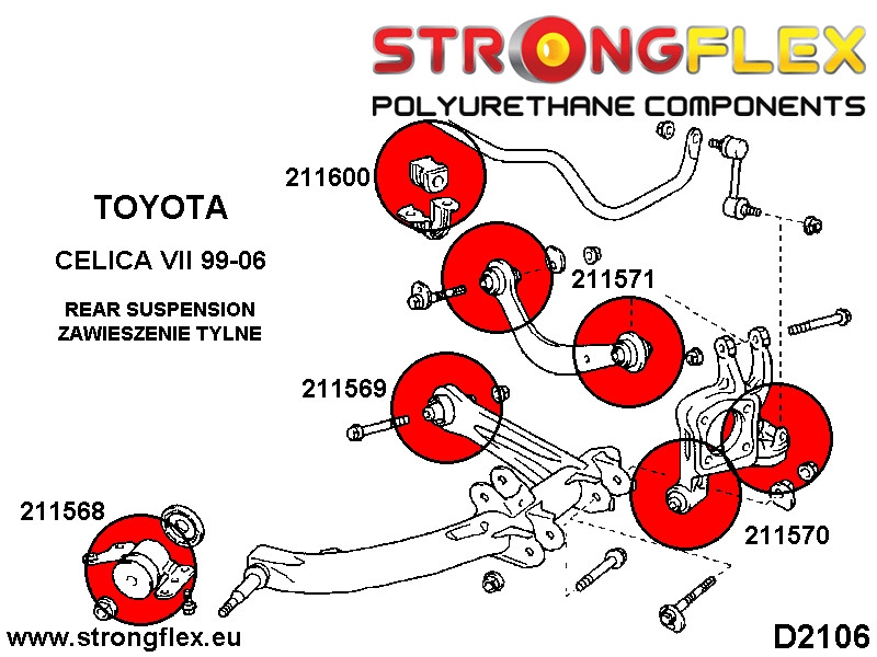 Rear suspension kit SPORT