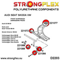 Front anti roll bar bush