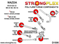 Rear suspension bush kit SPORT