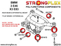 Rear differential rear mount bush SPORT