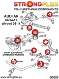 Front subframe - front bush SPORT