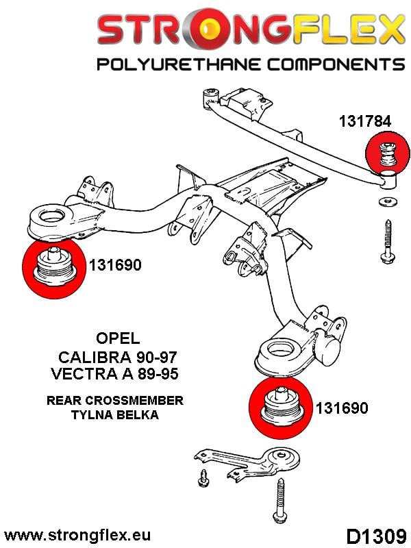 Rear carrier diff mount bush SPORT