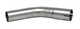 Bent exhaust tube 45° 1 3/4" SS (44,5mm)