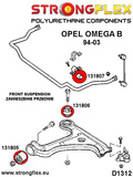 Front lower wishbone front bush SPORT