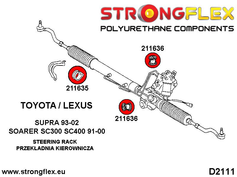 Toyota Supra MKIV Steering rack mount bush SPORT
