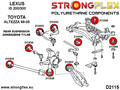 Rear anti roll bar bush