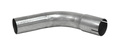 Bent exhaust tube 60° 1 3/4"  Stainless (44,5mm)