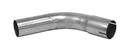 Bent exhaust tube 60° 1 3/4"  Stainless (44,5mm)
