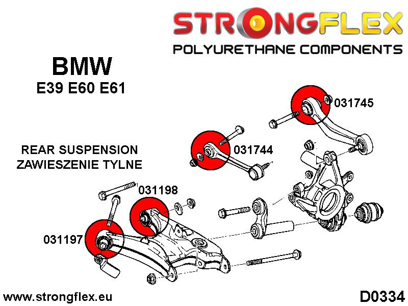 Full suspension bush kit E39 Sedan SPORT