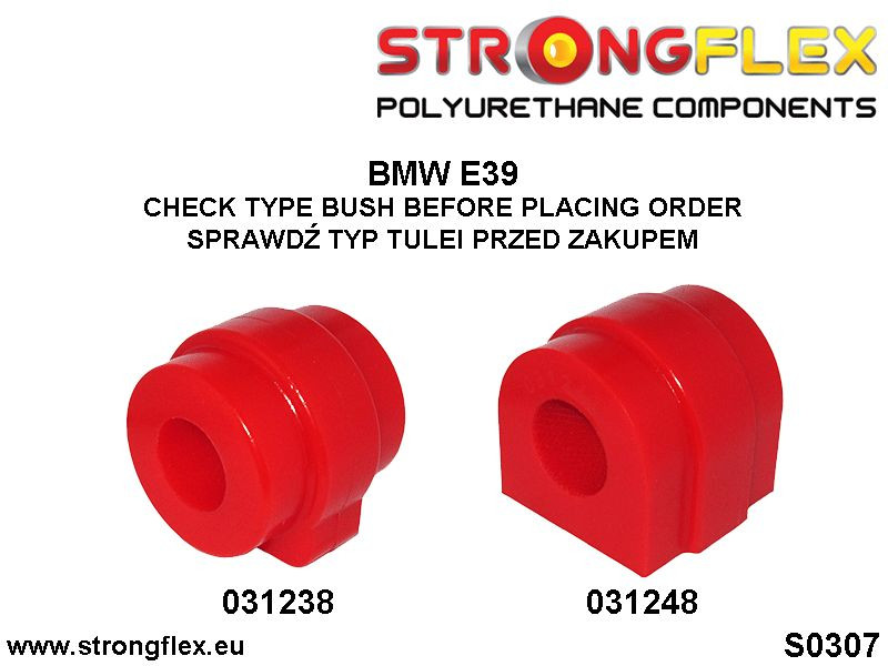 Full suspension bush kit E39 Sedan SPORT