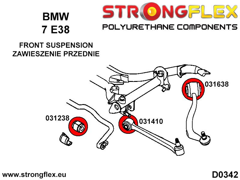 Full suspension bush kit SPORT