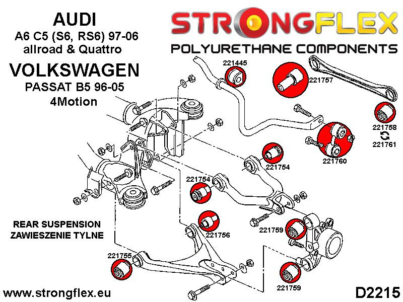 Suspension bush kit
