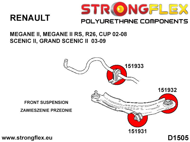Front lower arm - rear bush