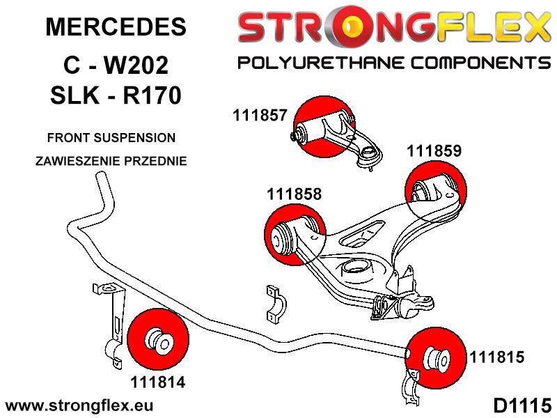 Full suspension bush kit SPORT