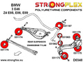 Rear anti roll bar link to anti roll bar bush