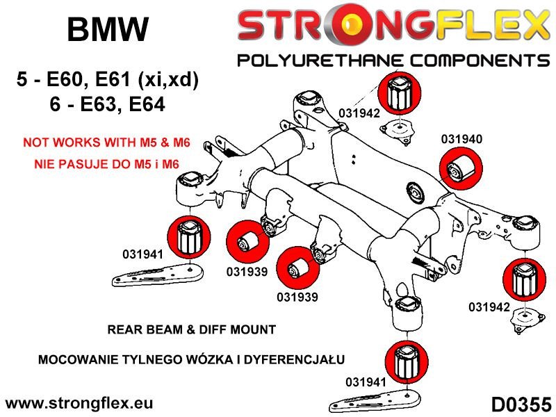 Rear diff mount - front bush