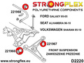 Front suspension bush kit