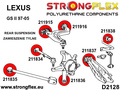 Rear suspension bush kit