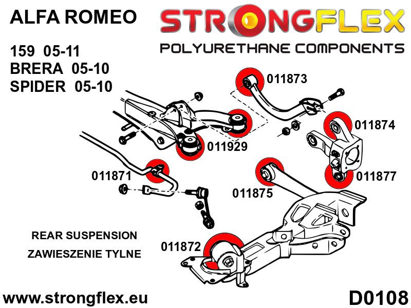Rear crossmember bush SPORT