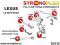Rear track control arm Inner bush SPORT