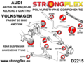 Rear anti roll bar link bush