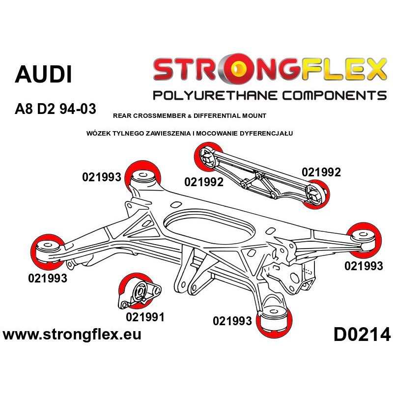 Rear differential - front bush